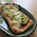 doiko's cooksnap of when they made 油あげでサックサクピザ♪.