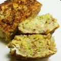 myとんすけ's cooksnap of when they made キャベツとツナの卵焼き.