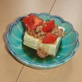 きらり流れ星's cooksnap of when they made 納豆とトマトの冷ややっこ.