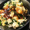 すずせい☆'s cooksnap of when they made えのき、にら、鶏ひき肉のかに玉風.
