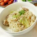 ベビーウーパー's cooksnap of when they made 鶏と水菜のわさび風味パスタ.