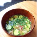 caruga's cooksnap of when they made 冷たいお味噌汁.
