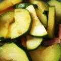 はるたろぉ＊＊'s cooksnap of when they made 簡単に一品！ズッキーニとベーコンの煮浸し.