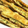あべたかみ's cooksnap of when they made ［味付け不要］梅と大葉入り油揚げの卵焼き.