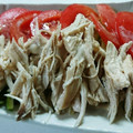 ゆずの木に咲くりんご's cooksnap of when they made 鶏むね肉ときゅうりの棒棒鶏風ごまだれ♪.