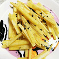 Jyohana's cooksnap of when they made 下宿生応援レシピ！さつまいも塩炒め☆.