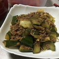 クックMUBWRL☆'s cooksnap of when they made ご飯が進む！きゅうりのひき肉炒め☆.