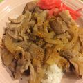 ドンチャック's cooksnap of when they made つゆだく豚丼( ´Д｀)ﾉ.