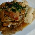 t-ru's cooksnap of when they made 豚生姜焼き豆腐　Ⅱ.