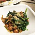 tian10's cooksnap of when they made モロヘイヤ・なめこの胡麻和え.
