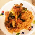 アクア・ティナ's cooksnap of when they made 簡単☆ナスとベーコンのトマトソースパスタ.