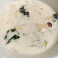 ハルヒナmama's cooksnap of when they made 簡単！ほうれん草ときのこのクリームスープ.