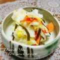 inyako's cooksnap of when they made 白菜の即席漬け〜♡(o˘◡˘o)♡.