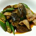 Sasakicks's cooksnap of when they made ビールに合う夏野菜と豚肉のピリ辛炒め.