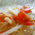 狛姫号's cooksnap of when they made もやしとミニトマトのレンジで簡単ナムル.
