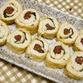tokotann's cooksnap of when they made レンジでヘルシー☆鶏ひき肉の梅巻き.