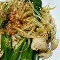 Punie☆'s cooksnap of when they made しゃきしゃきオクラともやしの炒め物。.
