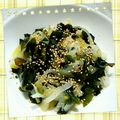 RIKOTORA's cooksnap of when they made わかめの塩ニンニク炒め.
