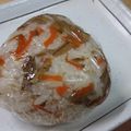 ふぁんたにゃん's cooksnap of when they made お弁当朝食に♪混ぜ込みきんぴらおにぎり.