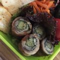 つぶこ☆'s cooksnap of when they made 夏のお弁当に！豚肉のしそ生姜ロール.