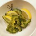 Macomai's cooksnap of when they made ゴーヤのレモン漬け.