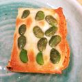 skateri's cooksnap of when they made こんがり♡明太マヨ枝豆チーズトースト.