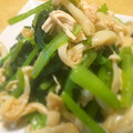Yogimi 減添加物生活's cooksnap of when they made しめじとほうれん草のおひたし.