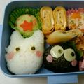 あつみ。。's cooksnap of when they made 簡単！キャラ弁 トトロ♡まっくろくろすけ.