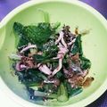 なおころピッコロ's cooksnap of when they made 簡単☆小松菜とシメジのポン酢あえ.