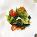 RoomA's cooksnap of when they made 小松菜と夏野菜のさっぱりサラダ☆.