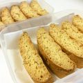 うめねず's cooksnap of when they made ダブル胡麻のビスコッティ.