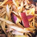 何でも挑戦！もっぽん's cooksnap of when they made 豚バラごぼう.