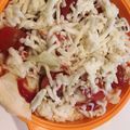 おにぎりちゃんママ's cooksnap of when they made ＊ルクエ＊キャベツのトマけちゃチーズ蒸し.