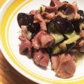 やじろべ234's cooksnap of when they made 砂肝と茄子のアヒージョ風♪.