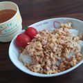 ☆ばた〜すこっち☆'s cooksnap of when they made 超簡単ランチ♡ツナたまチーズ丼.