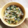 ありんこ☆★'s cooksnap of when they made 離乳食後期(中期)～＊油揚げ&レタスご飯.