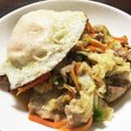 ＹＫＮ４．３'s cooksnap of when they made 牛肉と白滝のオイスターポン酢焼きそば.