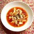 あーたくん's cooksnap of when they made ❁崩し豆腐とトマトのあったかスープ❁.