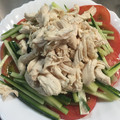 ☆アチャコ's cooksnap of when they made まるごとトマトときゅうりの棒棒鶏サラダ.