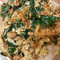 kimimaruo's cooksnap of when they made モロヘイヤと納豆のたまご炒め.