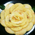 nemugiku's cooksnap of when they made 桃一個！冷たく豪華で簡単薔薇の花！切り方.