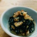 広野のタイタン's cooksnap of when they made わかめとくるみの酢みそあえ.