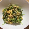 オタンコシェフ's cooksnap of when they made 豆苗のツナたまご和え.