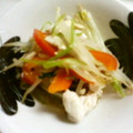 バウンド's cooksnap of when they made 鶏ササミと蒸し野菜のわさびしょうゆ和え.