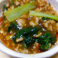くしまな's cooksnap of when they made 簡単一人分☆小松菜と挽肉のあんかけ丼.