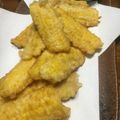 キャップとラム's cooksnap of when they made 出店風？とうもろこしの天ぷら♪.