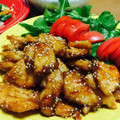 しゅーんママ's cooksnap of when they made 手羽先風! 鶏むね肉のスパイシー甘辛だれ.