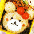 とこきち's cooksnap of when they made 簡単☆クマさん弁当☆.