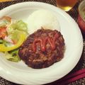 よたかり's cooksnap of when they made びくドン風ハンバーグ.