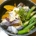 快くん's cooksnap of when they made かぼちゃとなすの揚げ漬け.